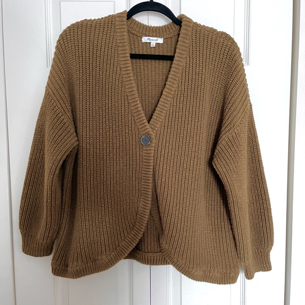 Madewell Shirttail Cardigan Sweater